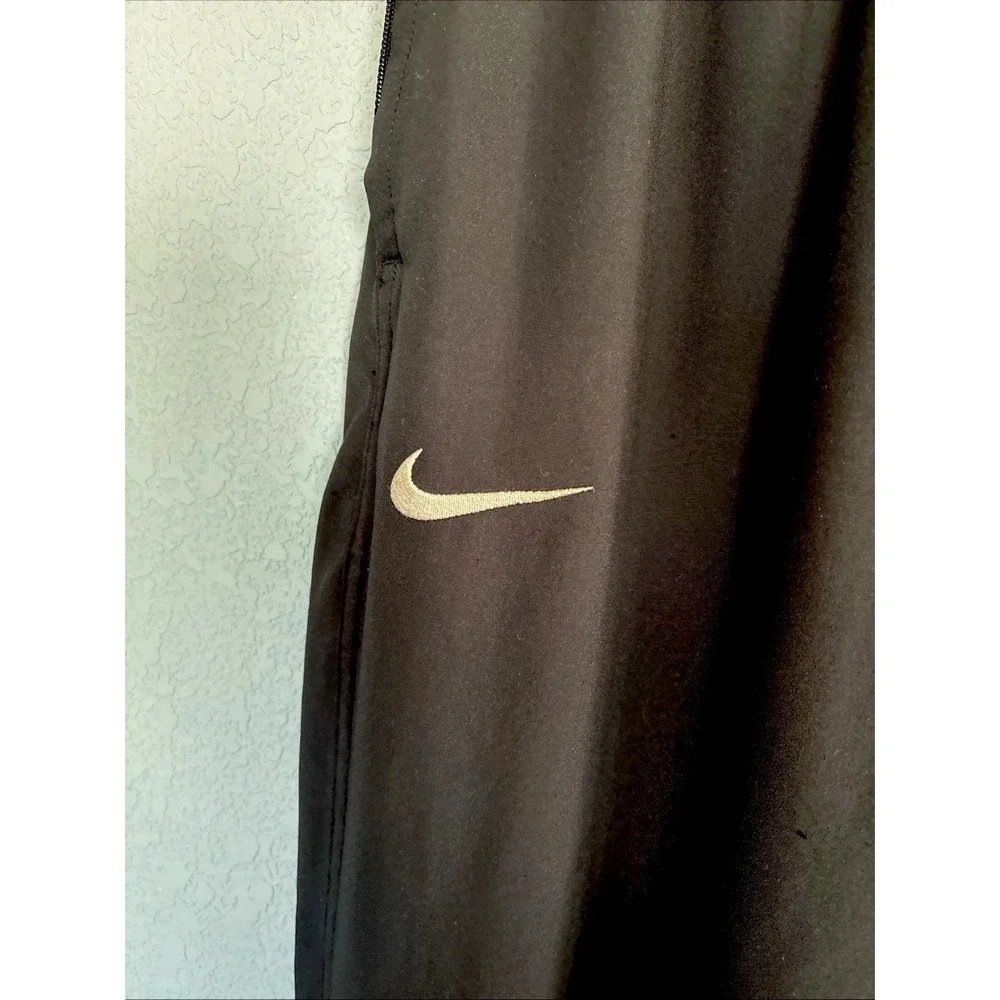CU Buffaloes Nike Track Pants Men's Large Black Drawstring Mesh Lined